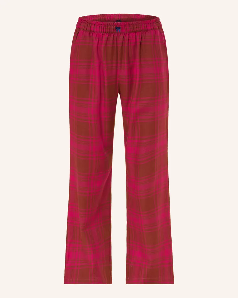 Short Stories Schlafhose Aus Flanell pink Fuchsia