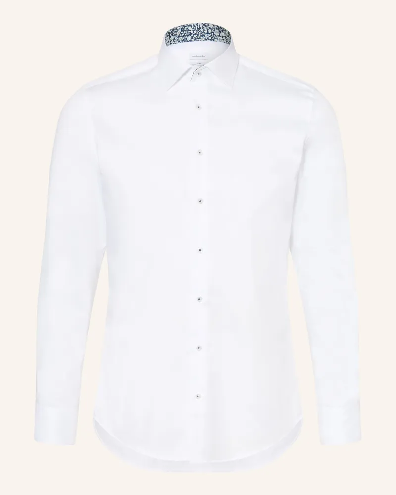 Seidensticker Hemd Slim Fit Weiss