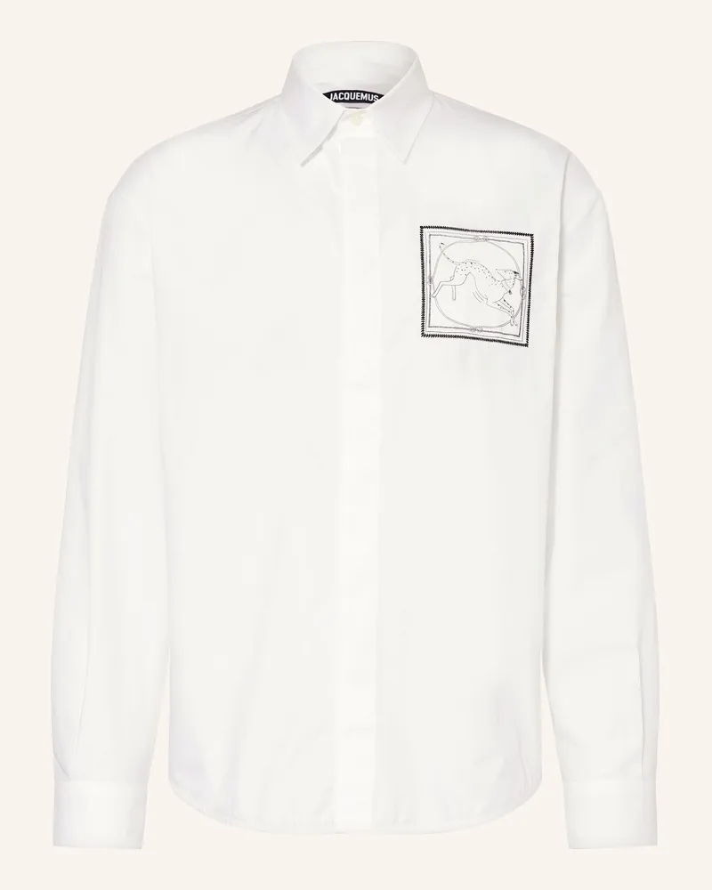 Jacquemus Hemd Comfort Fit Weiss