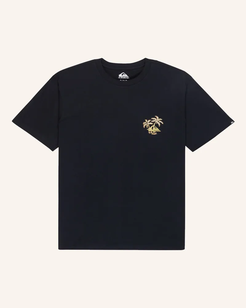 Quiksilver T-Shirt Evo Learning From Nature schwarz Schwarz