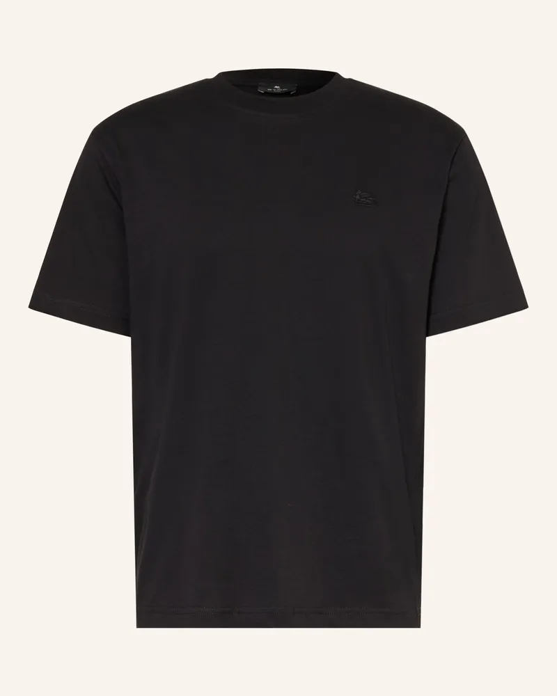 Etro T-Shirt schwarz Schwarz