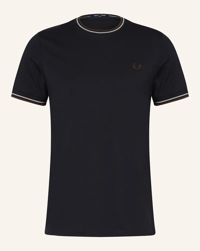 Fred Perry T-Shirt blau Dunkelblau