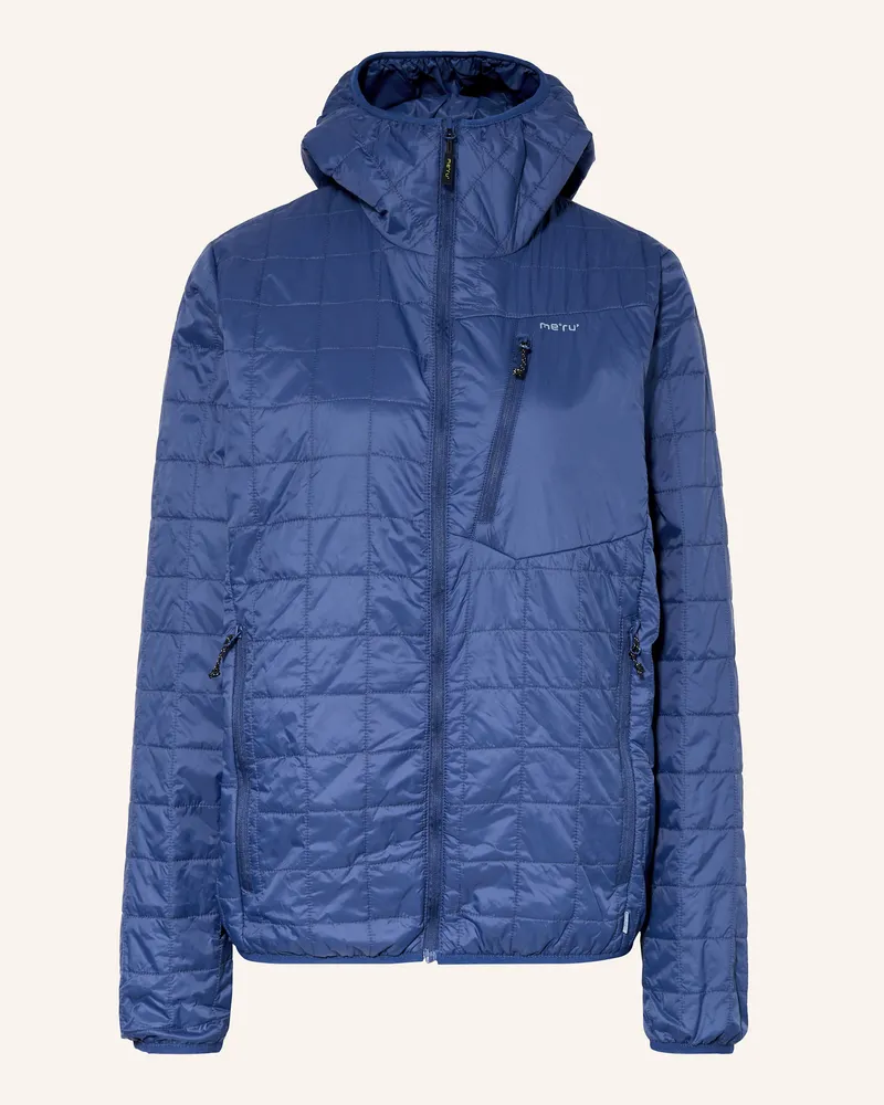 me°ru' Funktionsjacke NAKNEK zum Wenden Dunkelblau