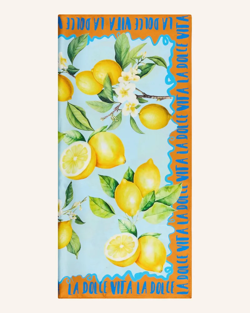 Darling Harbour Seidentuch blau Multicolor