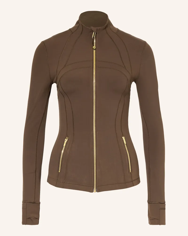 LULULEMON Trainingsjacke Define Nulu™ braun Dunkelbraun