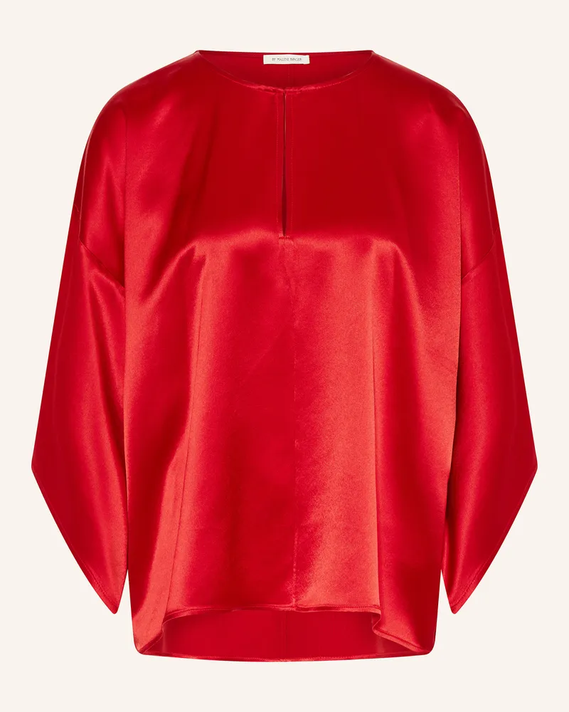 By Malene Birger Blusentop CICIE aus Satin Rot