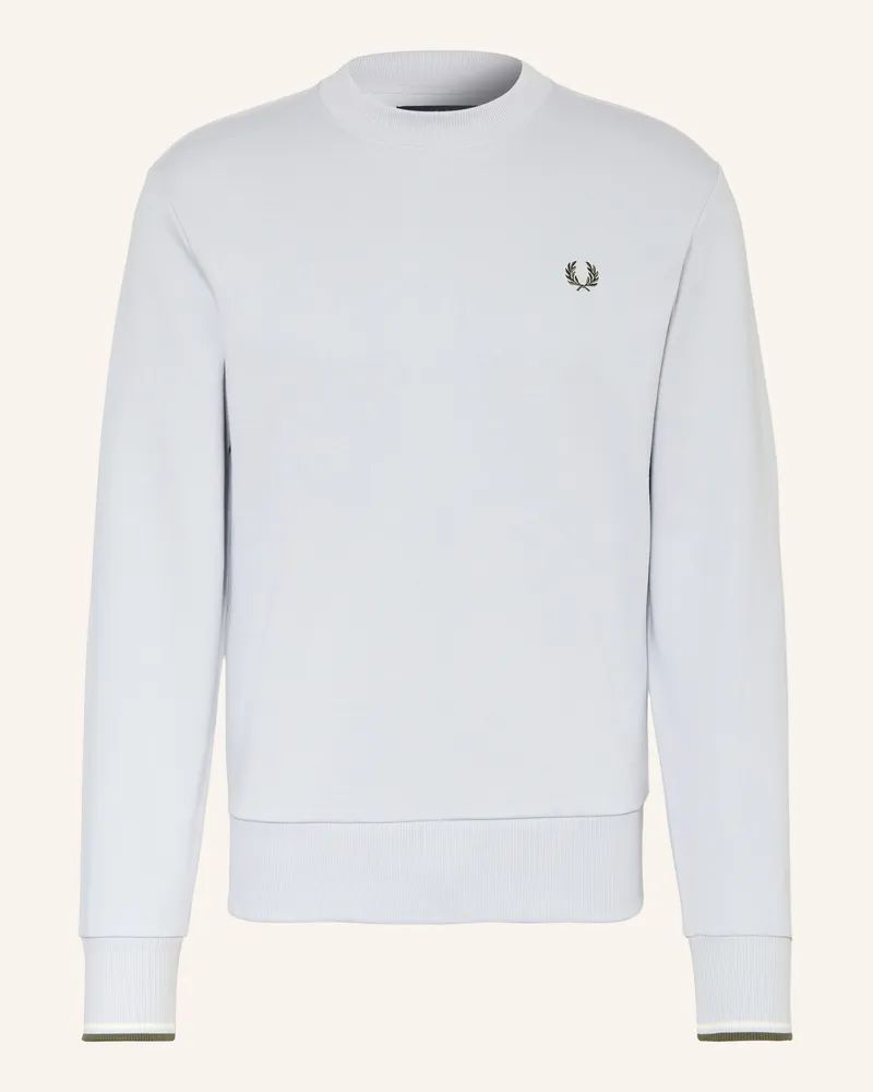 Fred Perry Sweatshirt blau Hellblau