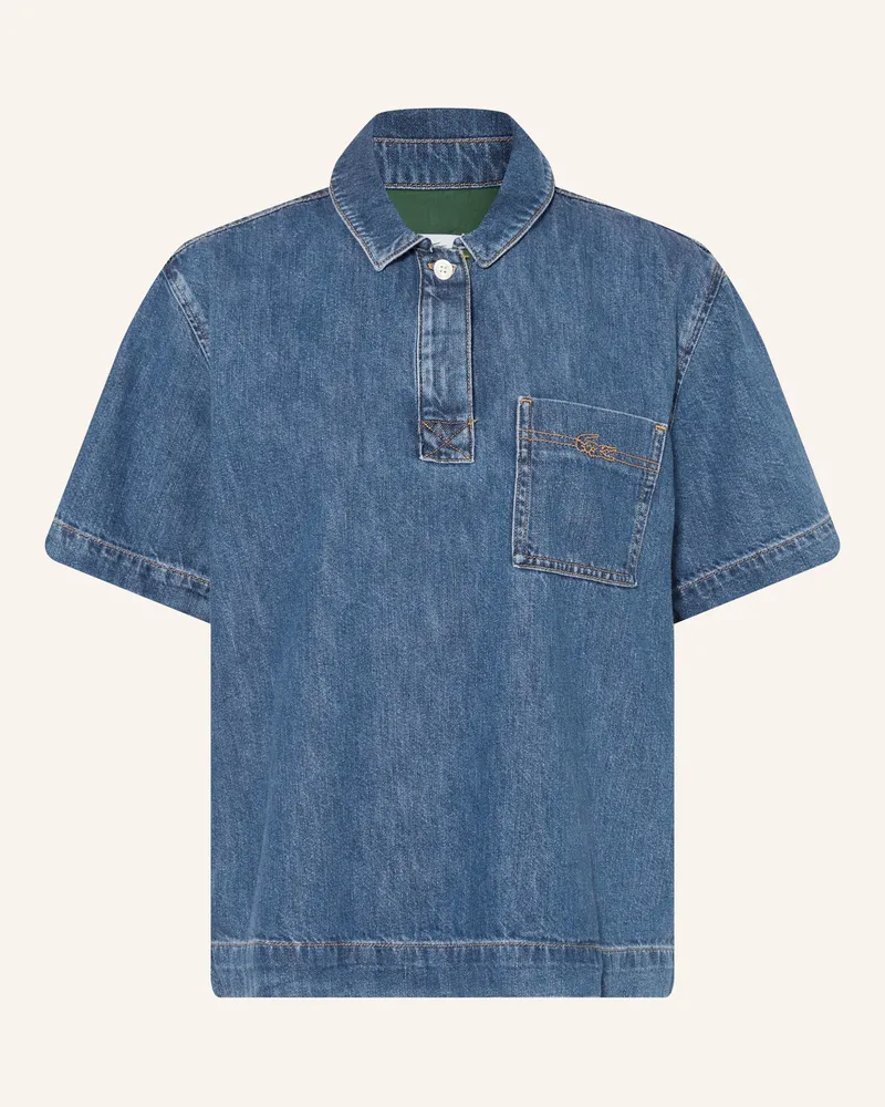 Lacoste Jeansbluse blau Blau