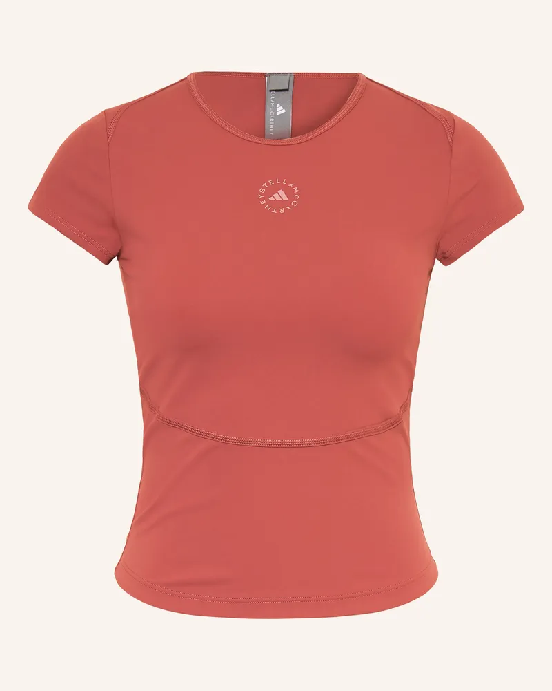 adidas T-Shirt Adidas By Stella Mccartney rot Braun
