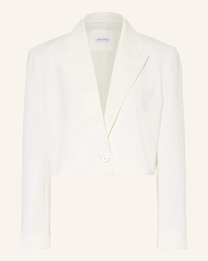 Mrs & HUGS Blazer weiss Weiss