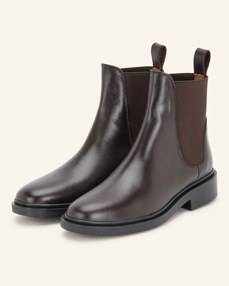 Flattered Chelsea-Boots Fiona braun Dunkelbraun