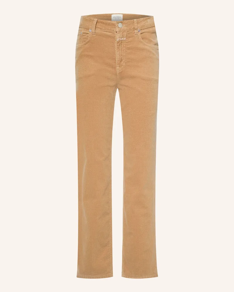 Closed Cordhose Milo beige Camel