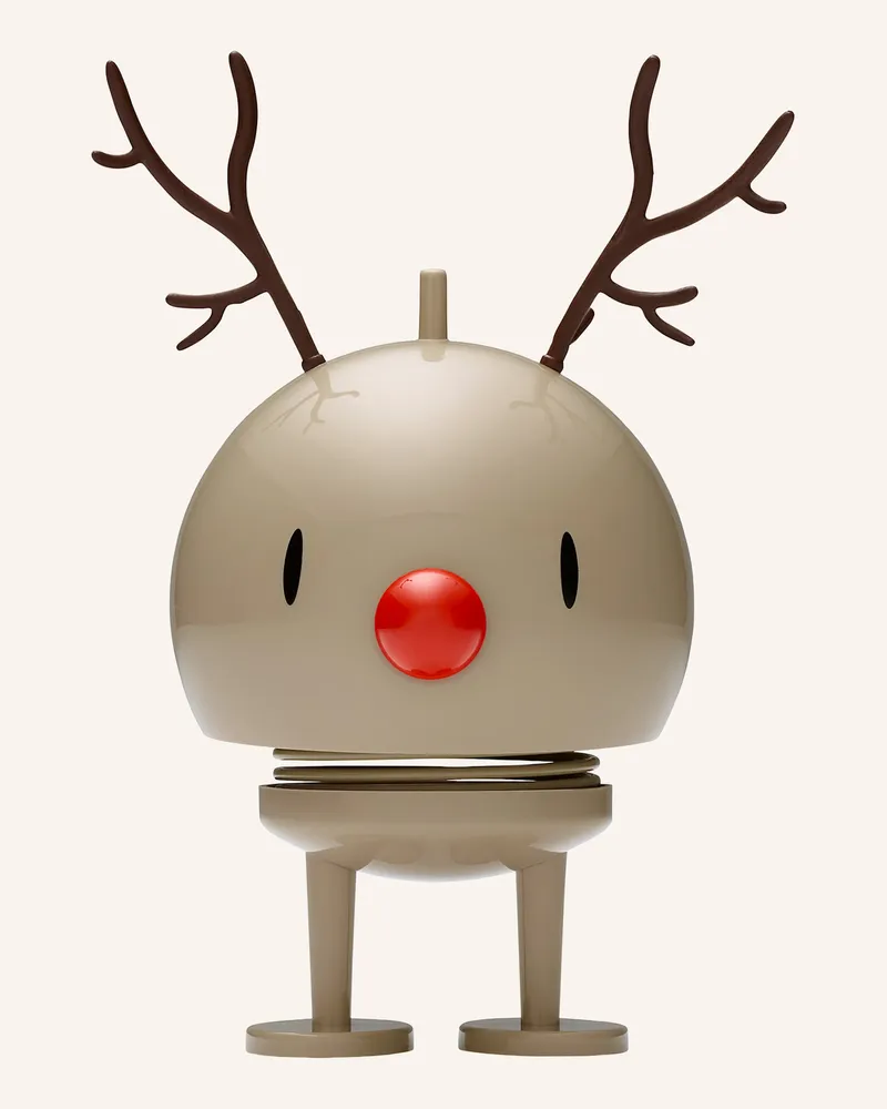 Hoptimist Dekofigur Reindeer Bumble Medium braun Taupe