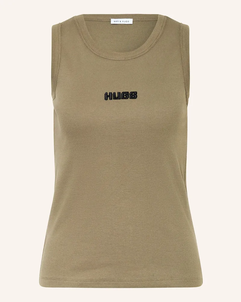 Mrs & HUGS Top Khaki