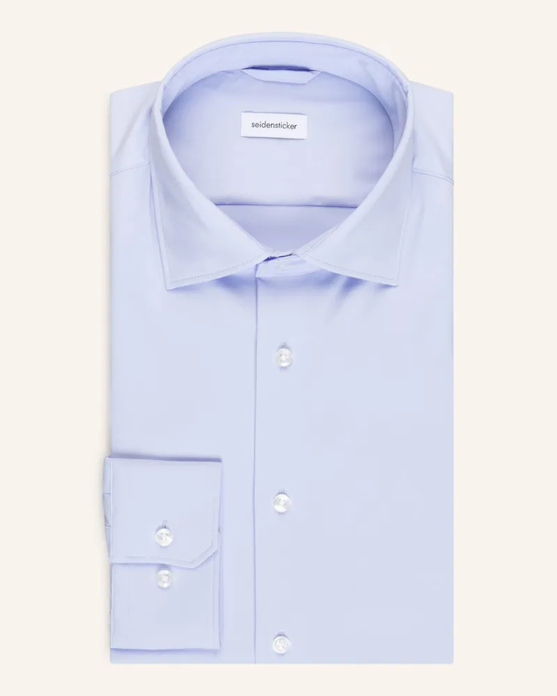 Seidensticker Performancehemd Slim Fit Hellblau