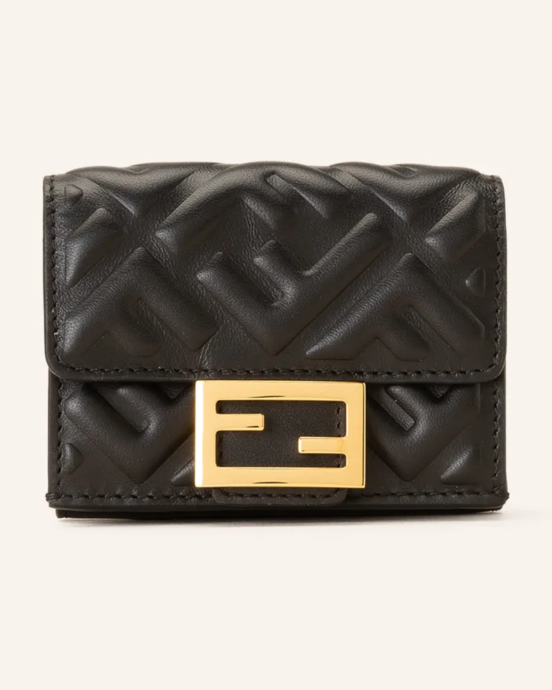 Fendi Geldbörse schwarz Schwarz