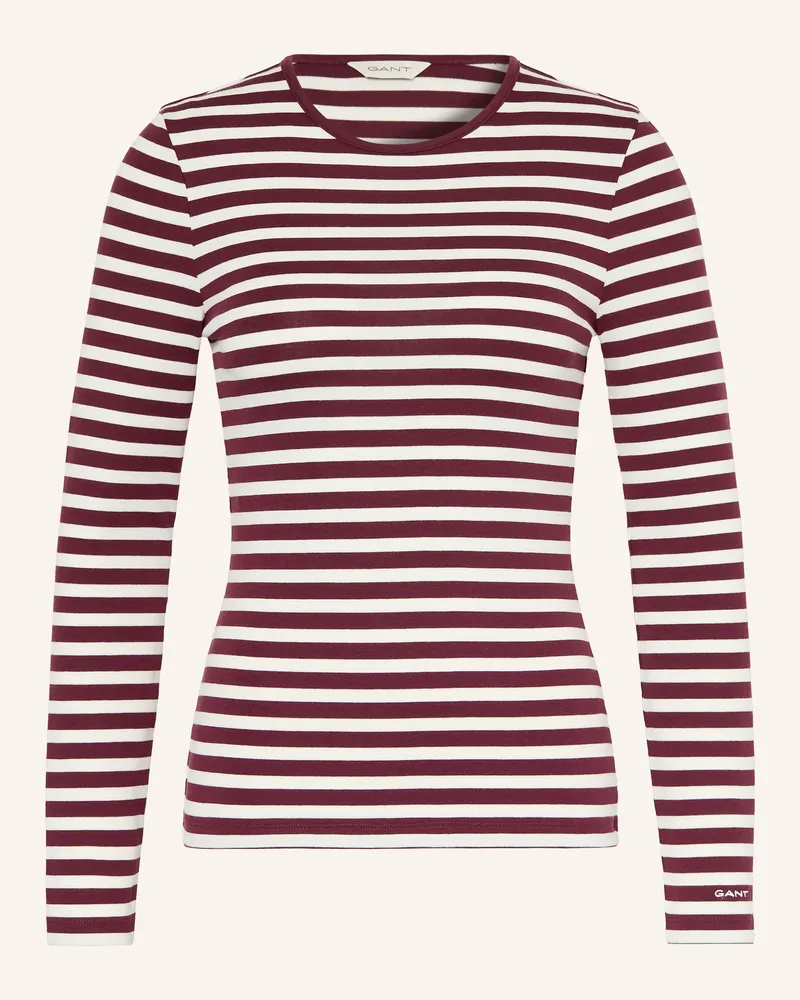 Gant Longsleeve rot Dunkelrot