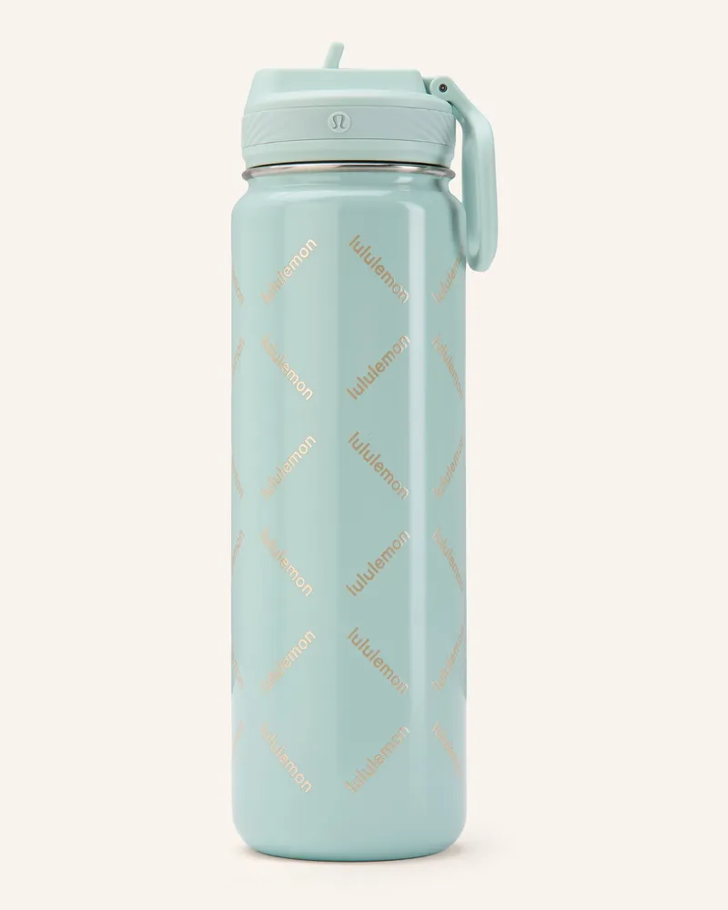 LULULEMON Trinkflasche Back To Life gruen Mint