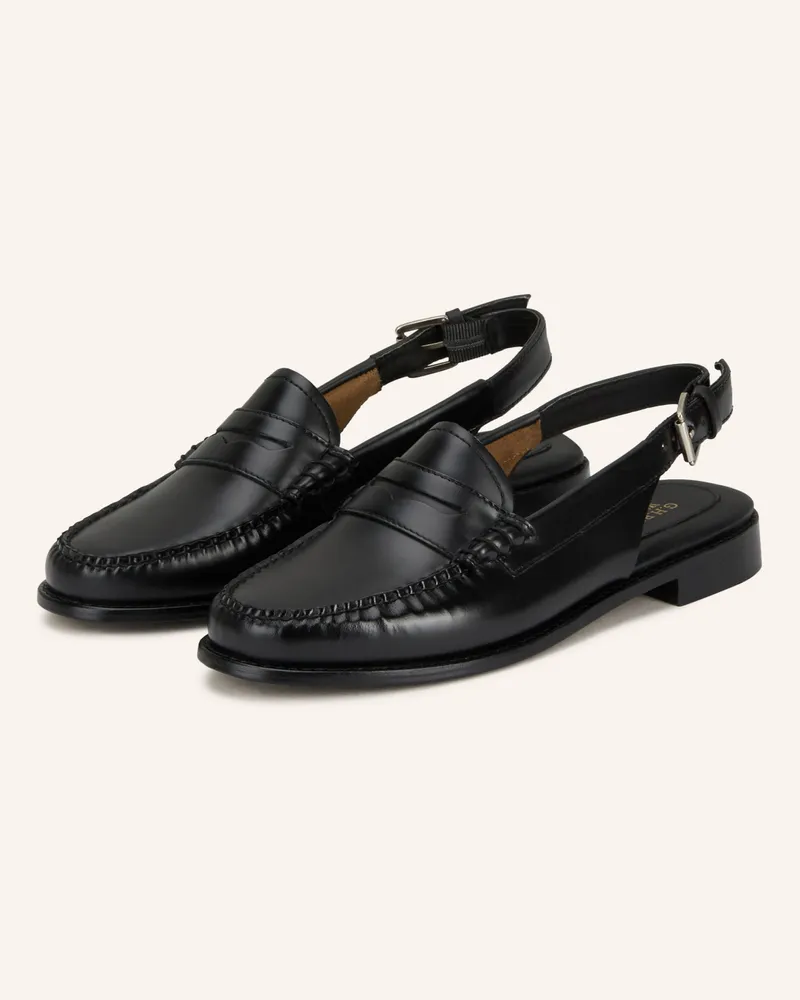 G.H. Bass & Co. Slingloafer Weejun schwarz Schwarz