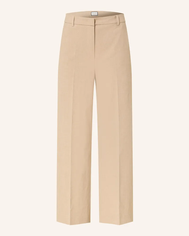 SEDUCTIVE  Marlenehose Domenica Mit Leinen beige Beige