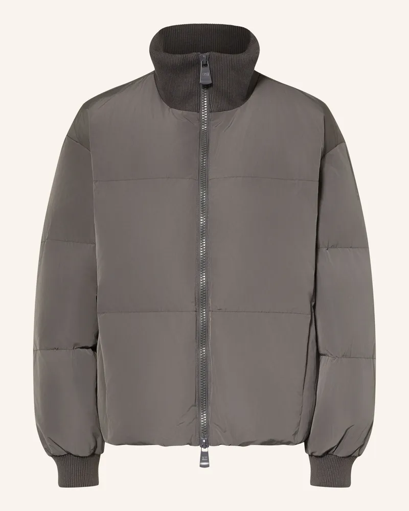 EA7 Steppjacke Train Contemporary grau Dunkelgrau