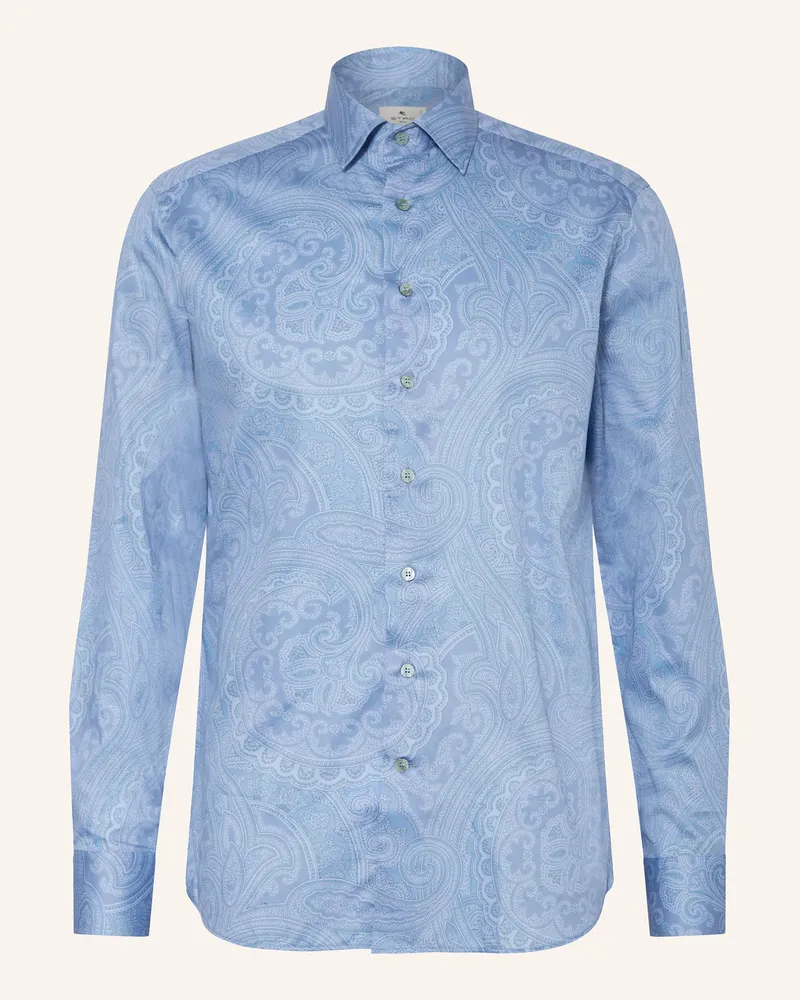Etro Hemd Regular Fit Blau