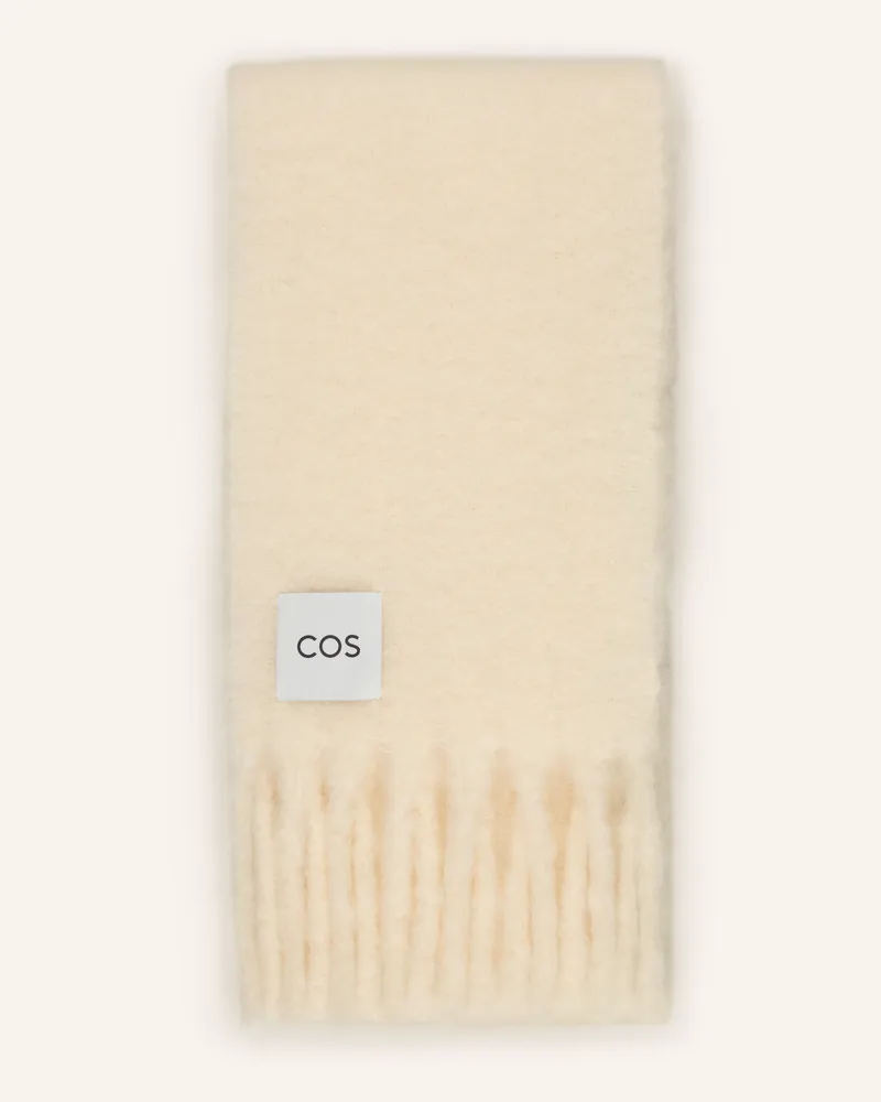 COS Mohair-Schal beige Creme