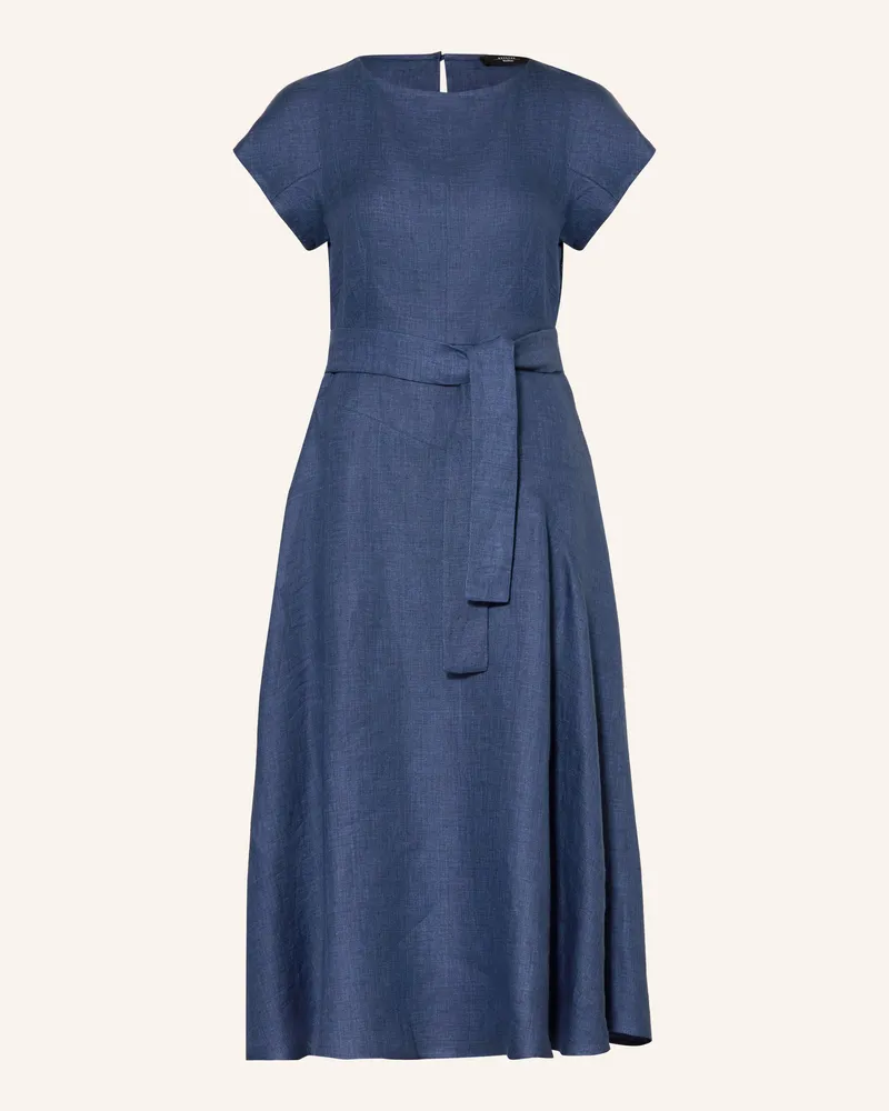 Max Mara Leinenkleid ESORDIO Blau