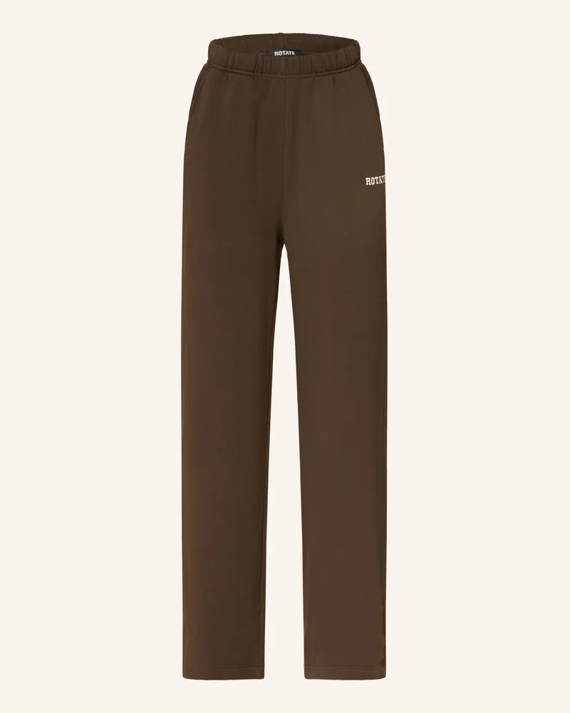 ROTATE Birger Christensen Sweatpants braun Dunkelbraun