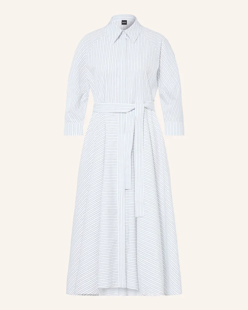 HUGO BOSS Hemdblusenkleid Debeca weiss Weiss