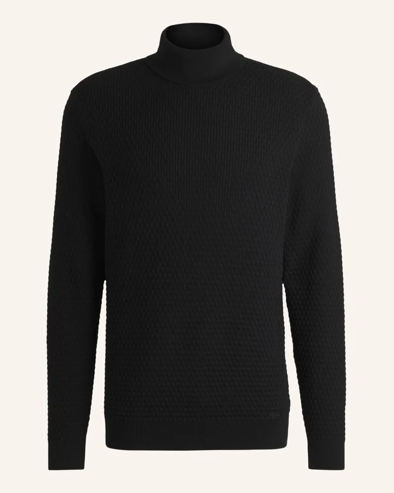HUGO BOSS Pullover SMATTOR Regular Fit Schwarz