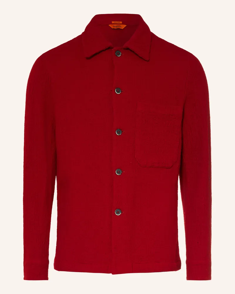BARENA Overshirt Cedrone Antan rot Rot