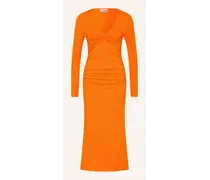 Ganni Jerseykleid Orange