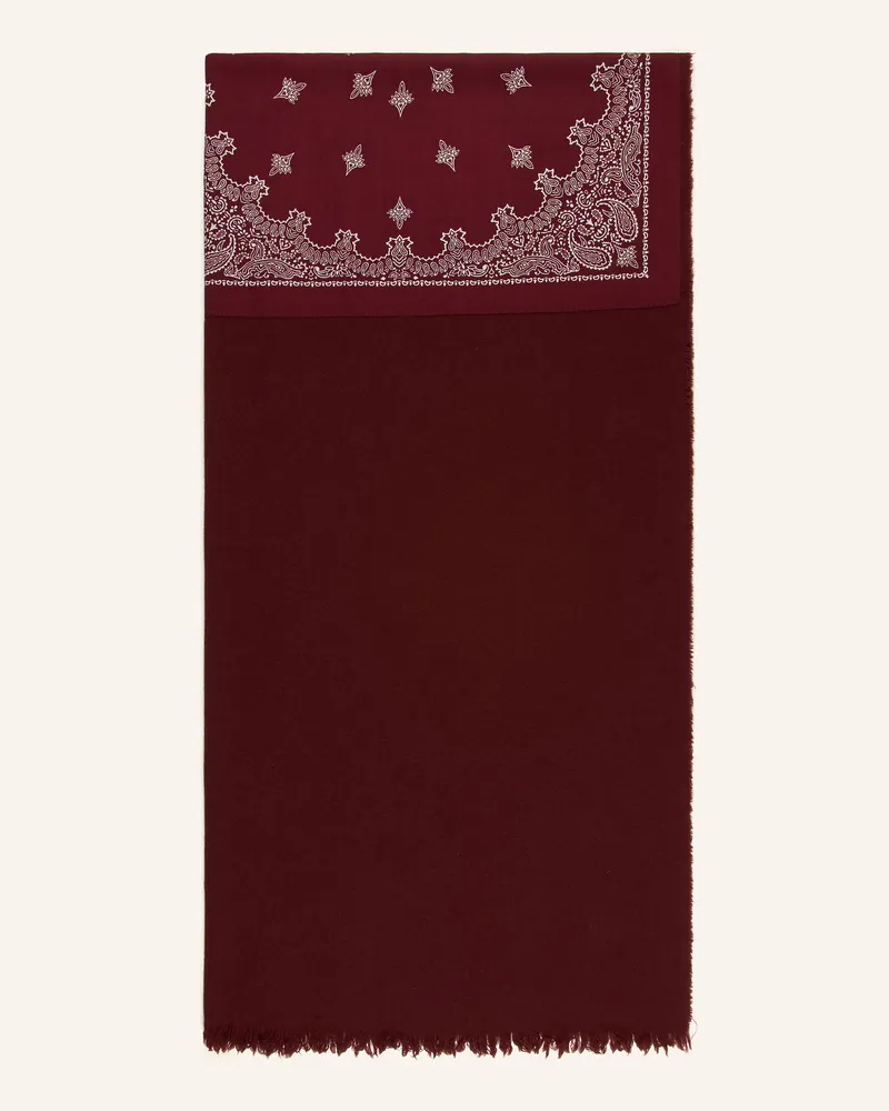 Destin Cashmere-Schal rot Dunkelrot