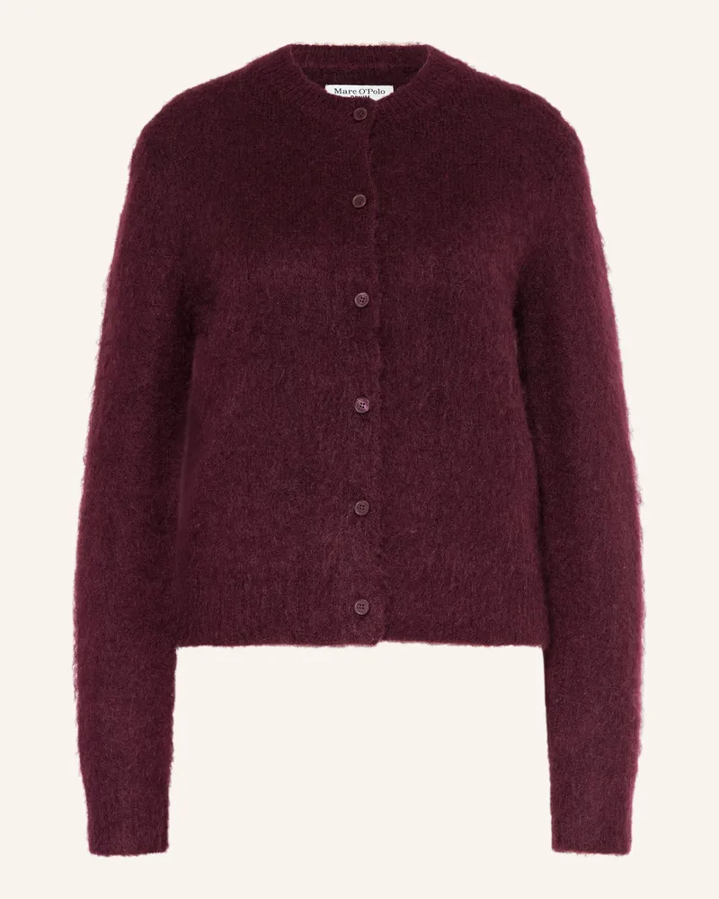 Marc O'Polo Strickjacke Dunkelrot