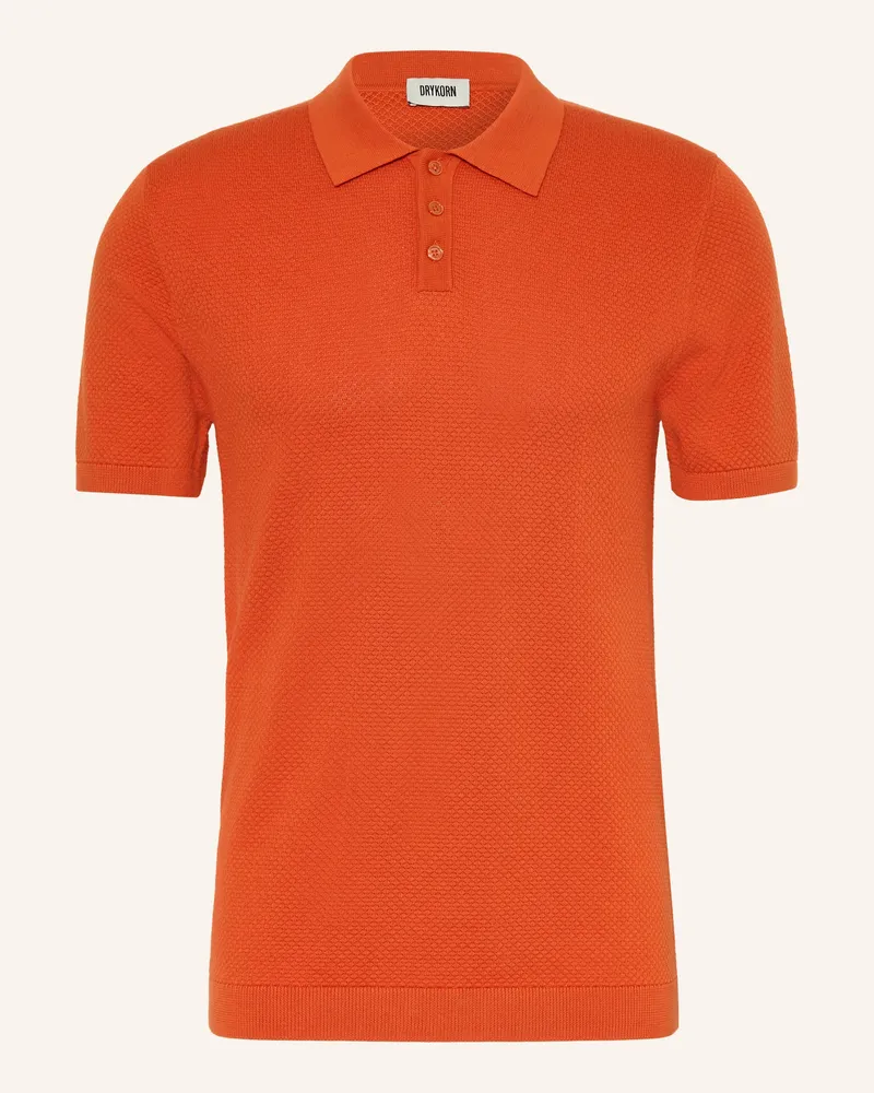 Drykorn Strick-Poloshirt Triton Regular Fit orange Orange