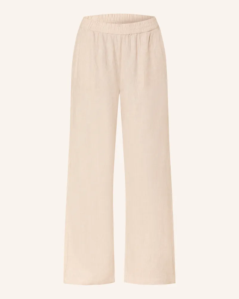 Knowledge Cotton Apparel Leinenhose POSEY Creme