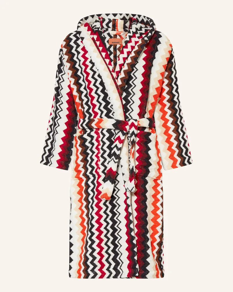 Missoni Home Unisex-Bademantel Schwarz