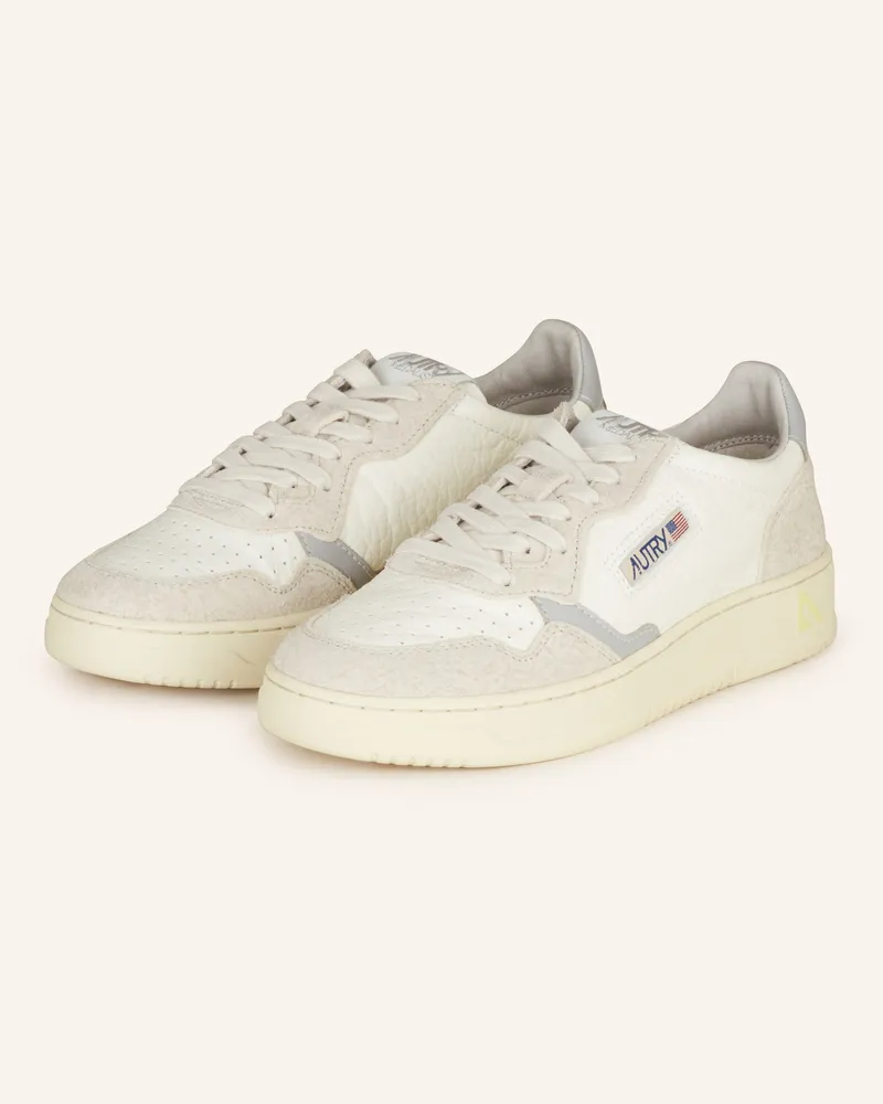 AUTRY Sneaker MEDALIST LOW TEXTURE SUEDE Weiss