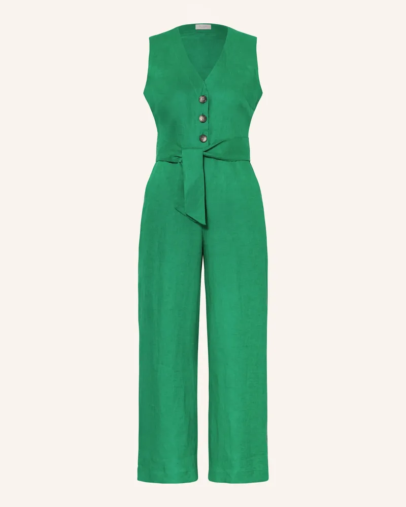 HOBBS London Leinen-Jumpsuit MELODIE Gruen