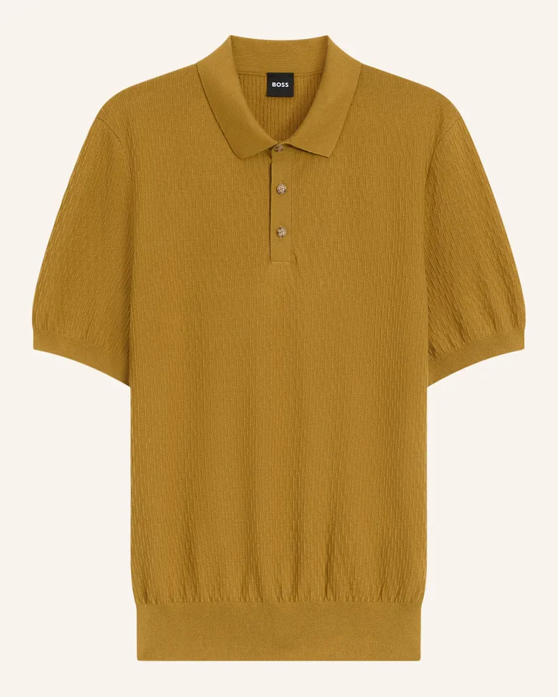 HUGO BOSS Pullover H-Lurazio Regular Fit gold Gold