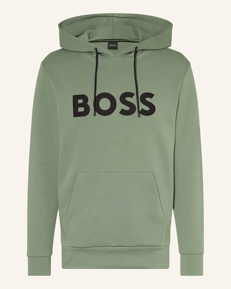 HUGO BOSS Hoodie Soody Zone gruen Grün