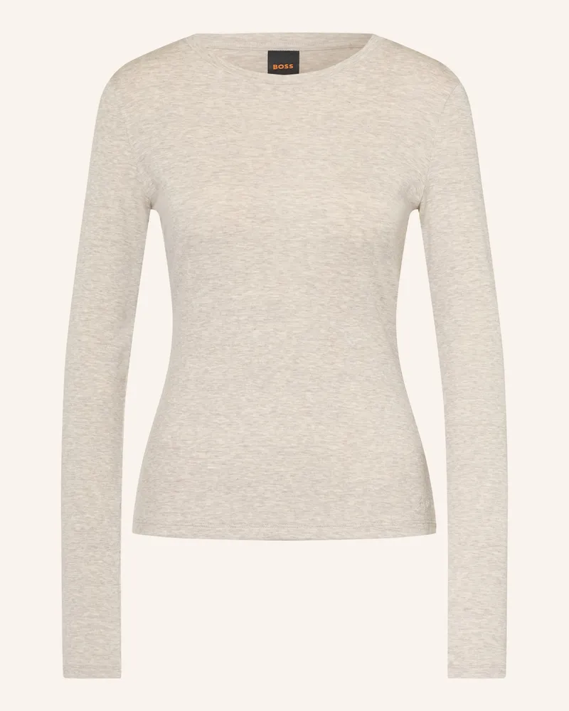 HUGO BOSS Longsleeve Eliva beige Beige
