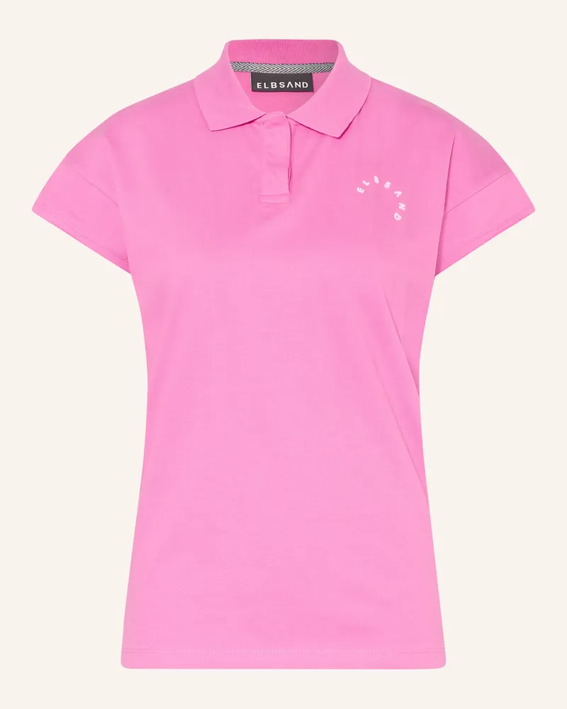 ELBSAND Piqué-Poloshirt Torva rosa Neonpink