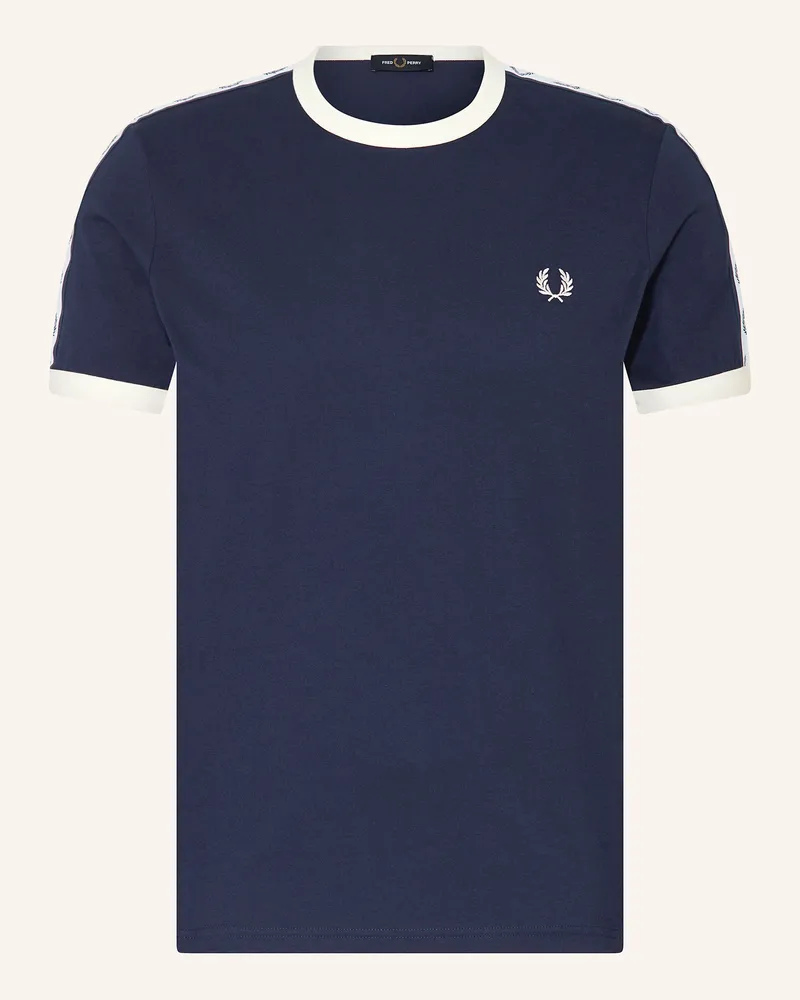 Fred Perry T-Shirt blau Dunkelblau