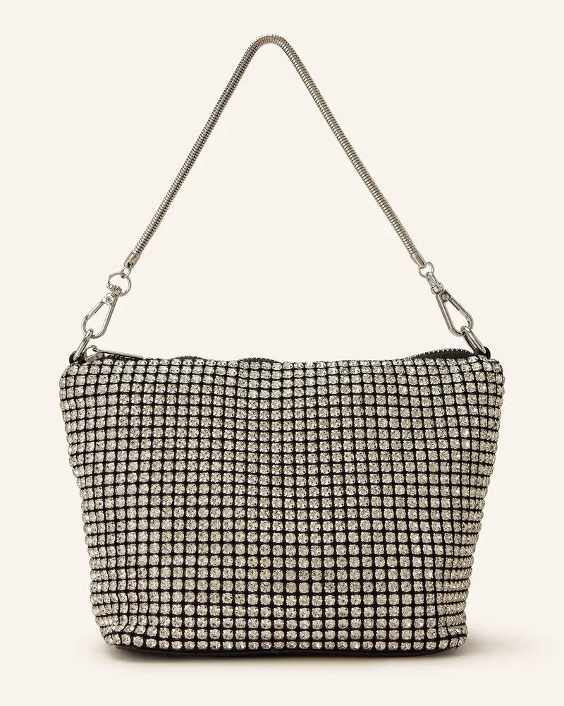 Reiss Handtasche CRYSTAL Silber