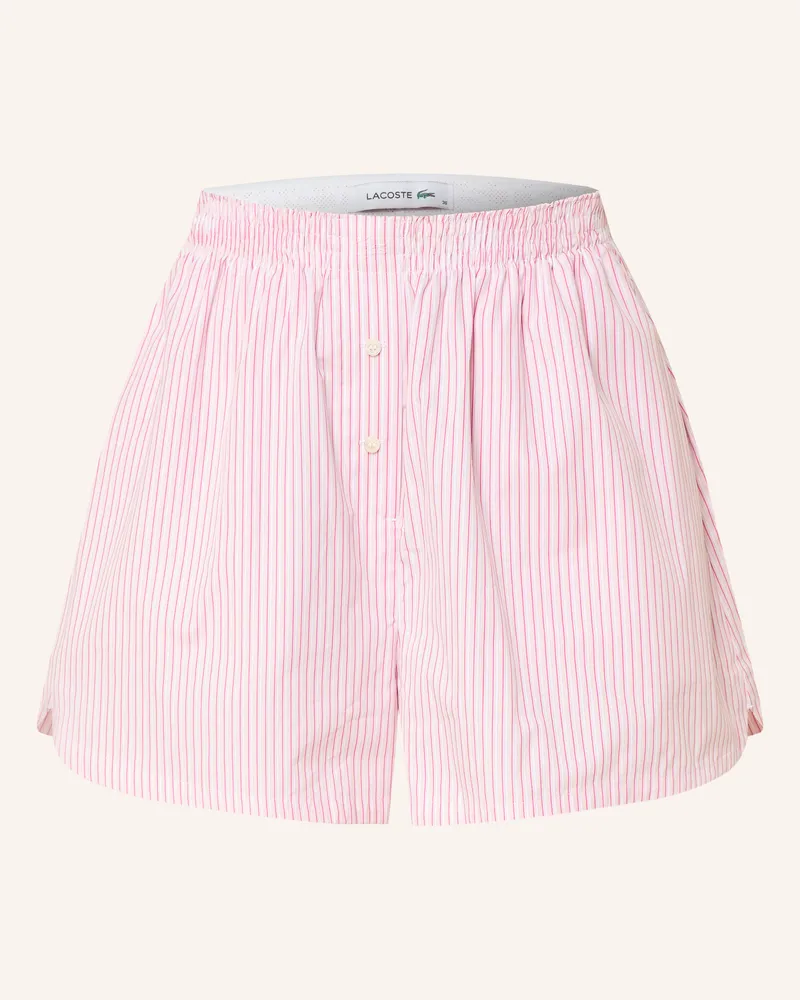 Lacoste Schlafshorts Weiss