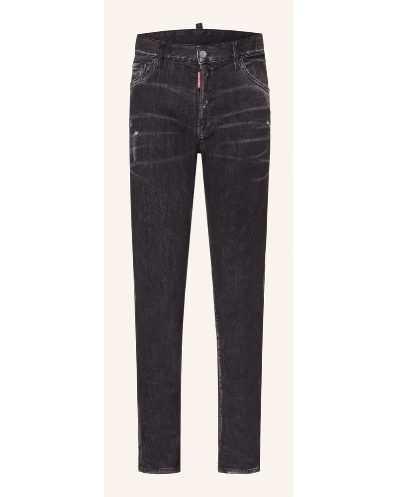 Dsquared2 Destroyed Jeans COOL GUY Extra Slim Fit Schwarz