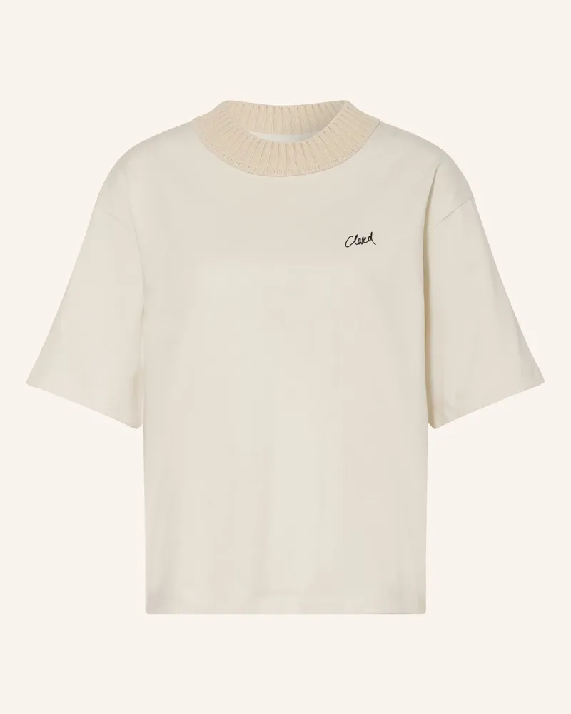 Closed T-Shirt weiss Ecru