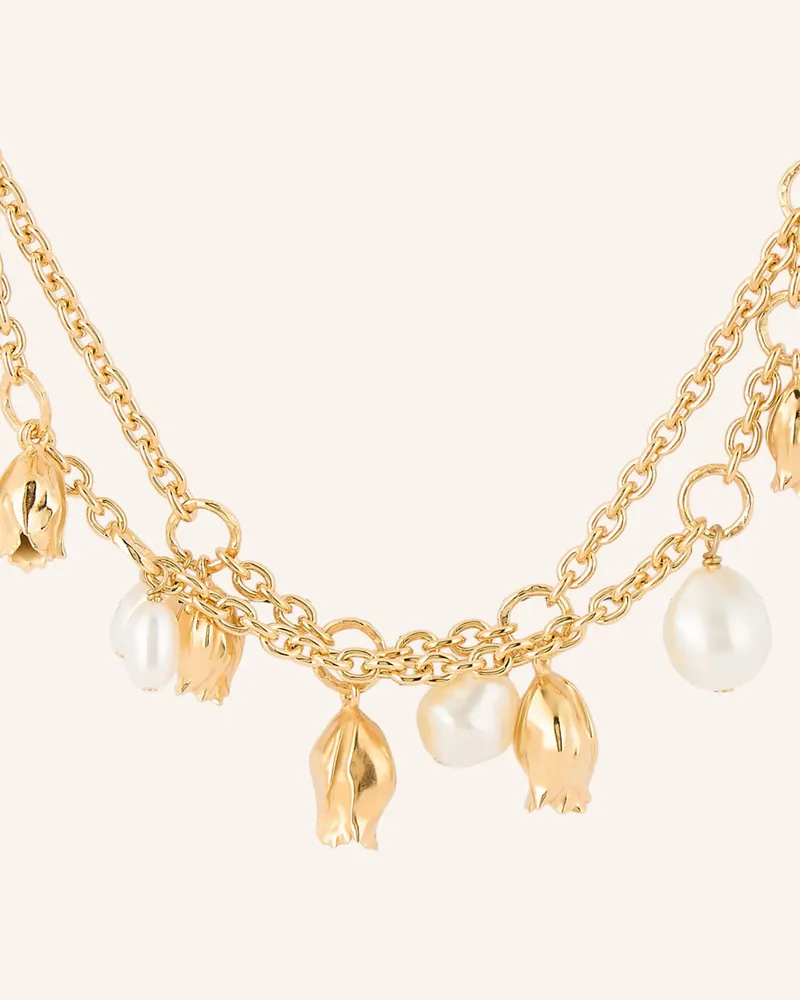 Chloé Halskette Tulip gold Gold